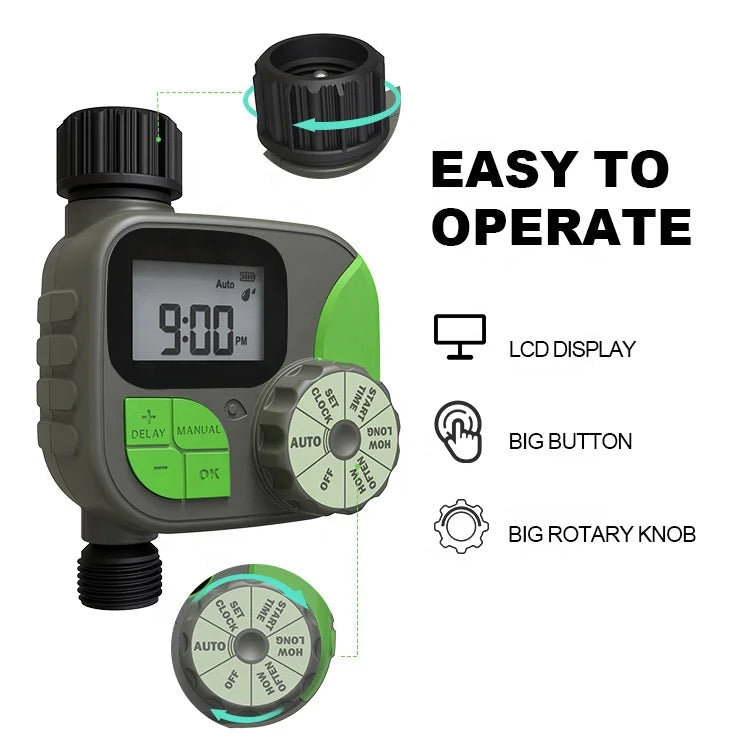 KTM-018835 Automatic Programmable Smart Irrigation System with Water Timer for Gardens