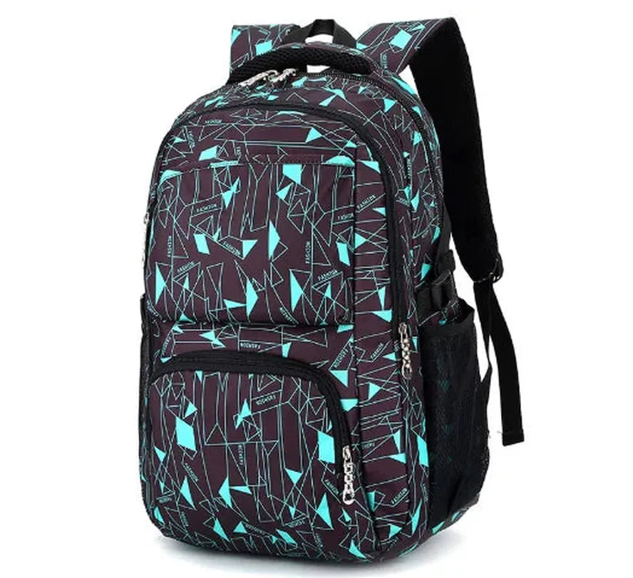 KTM-036883 Large Capacity Travel Backpack for Students - Versatile Softback School Bag, Oxford Material, 49*32*18CM