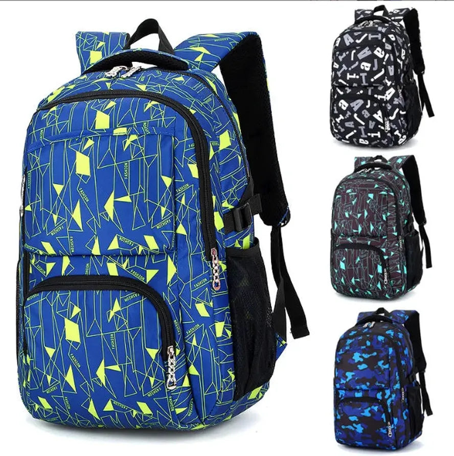 KTM-036883 Large Capacity Travel Backpack for Students - Versatile Softback School Bag, Oxford Material, 49*32*18CM