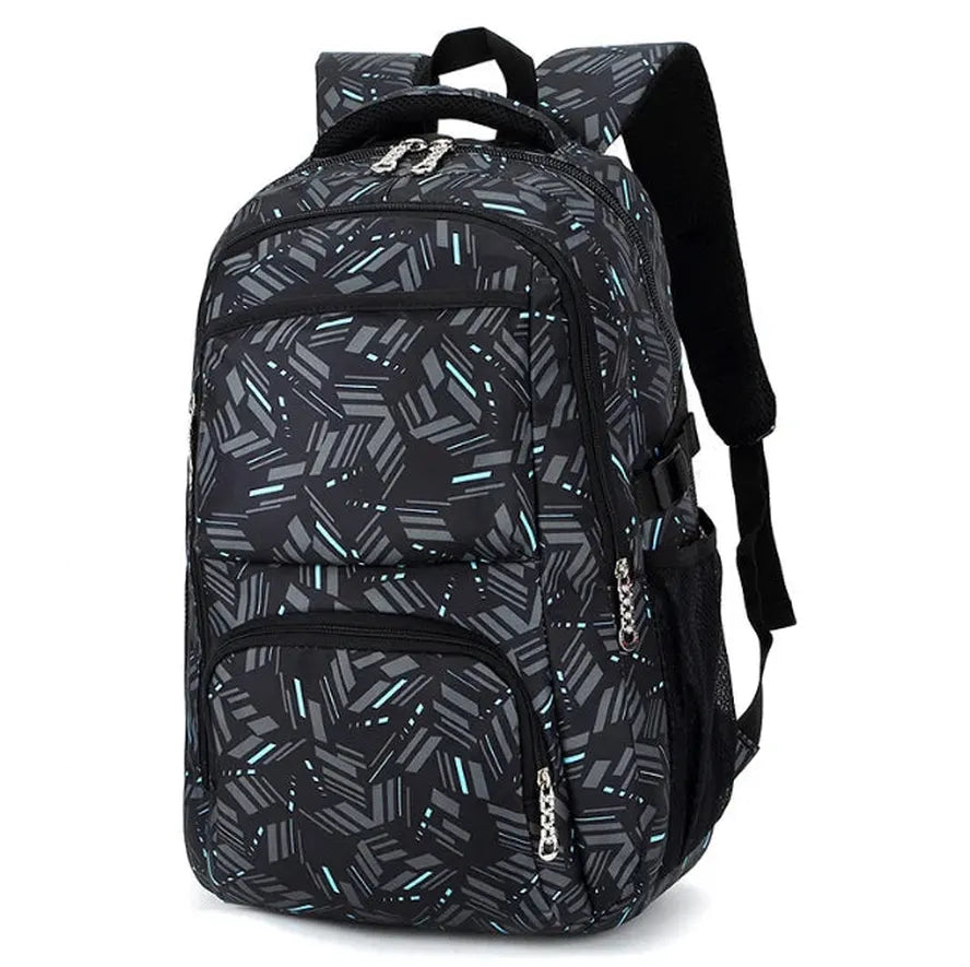 KTM-036883 Large Capacity Travel Backpack for Students - Versatile Softback School Bag, Oxford Material, 49*32*18CM
