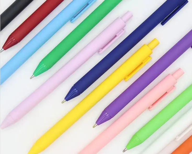 KTM-134547 Soft Touch Rubber Coated Ballpoint Pens with Custom Logo Printing
