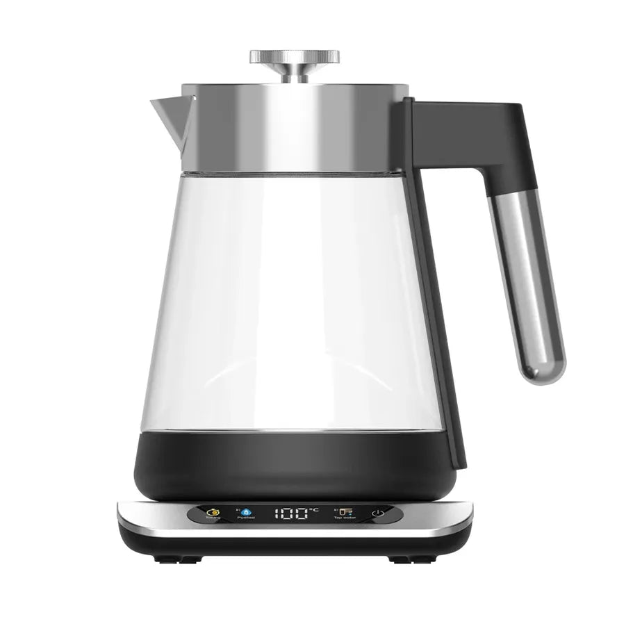KTM-176851 Glass Electric Cooking Kettle with Temperature Control - Modern Samovar Design for Smart Kitchens