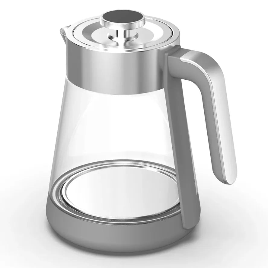 KTM-176851 Glass Electric Cooking Kettle with Temperature Control - Modern Samovar Design for Smart Kitchens
