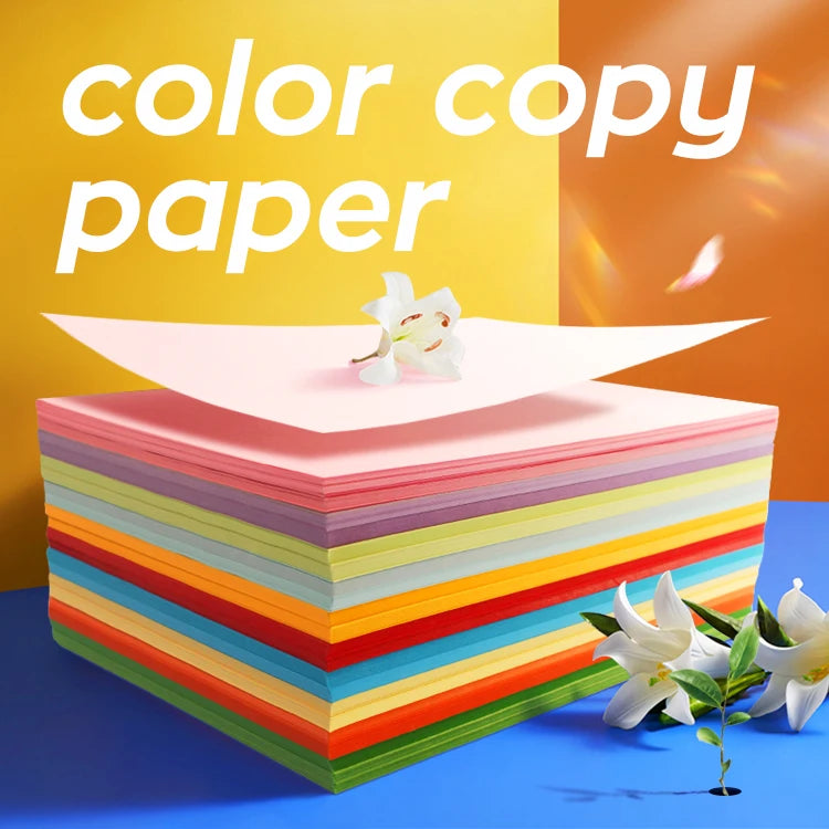 KTM-237971 A4 70gsm Green Coloured Copy Paper for Office Printing, Drawing, and Writing
