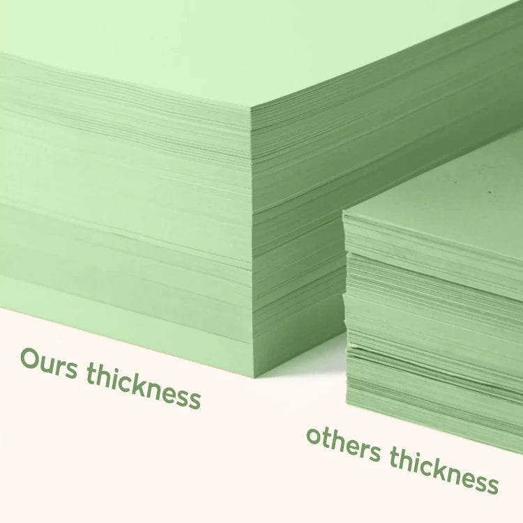 KTM-237971 A4 70gsm Green Coloured Copy Paper for Office Printing, Drawing, and Writing