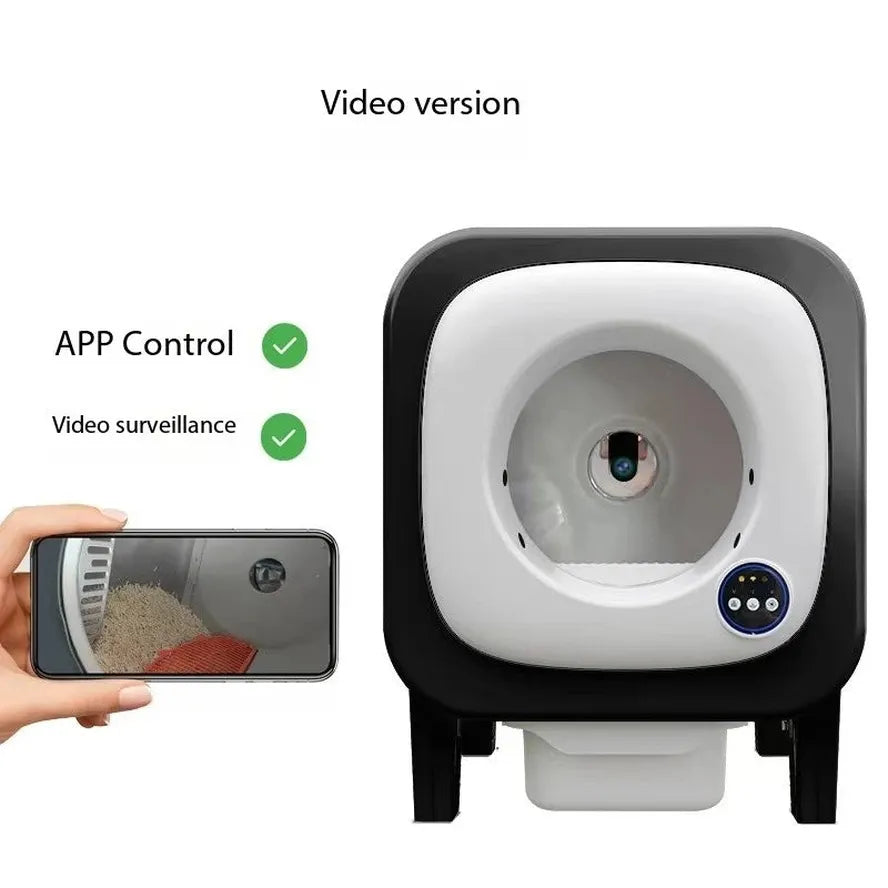 KTM-249555 Automatic Self-Cleaning Cat Litter Box with AI Camera and App Control