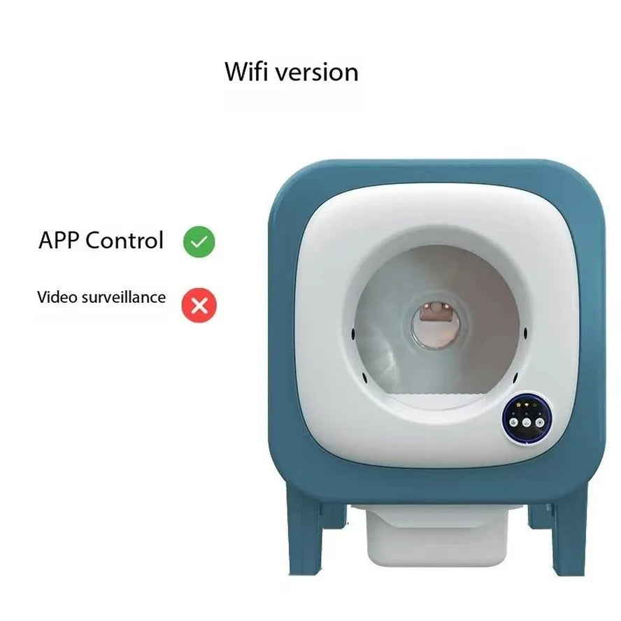 KTM-249555 Automatic Self-Cleaning Cat Litter Box with AI Camera and App Control