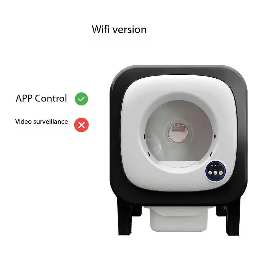KTM-249555 Automatic Self-Cleaning Cat Litter Box with AI Camera and App Control