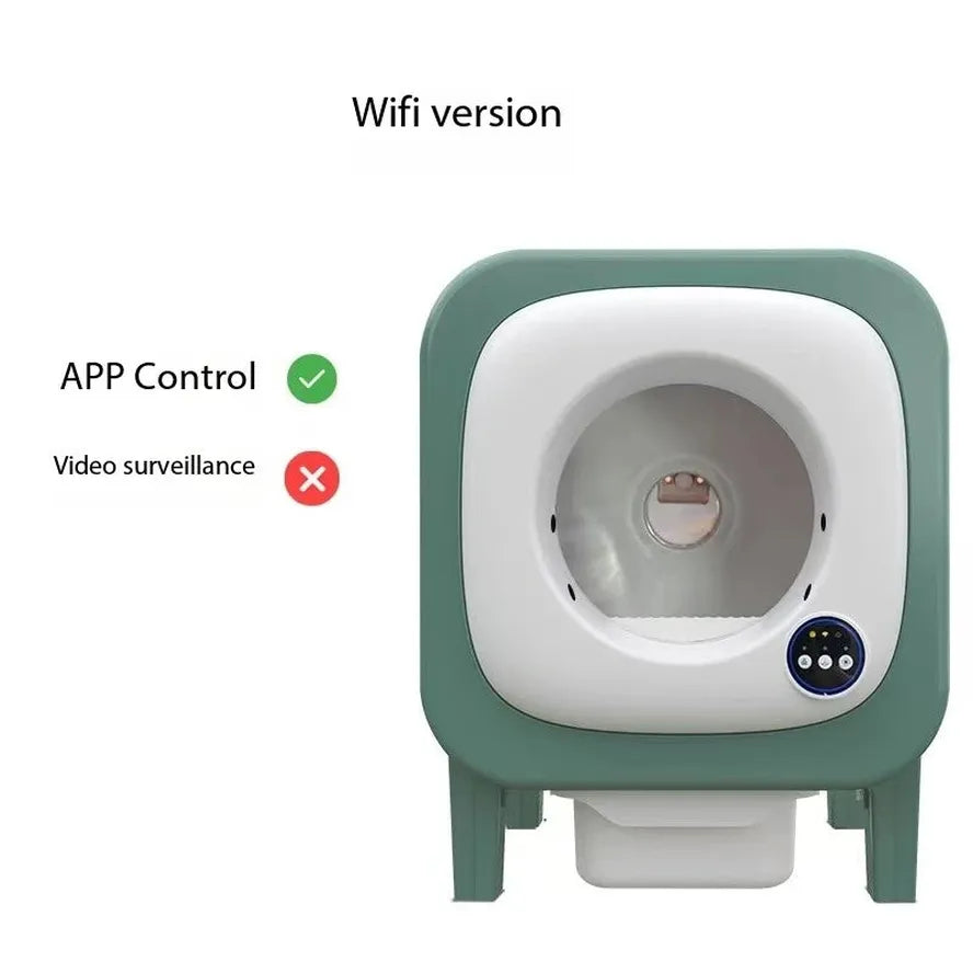KTM-249555 Automatic Self-Cleaning Cat Litter Box with AI Camera and App Control