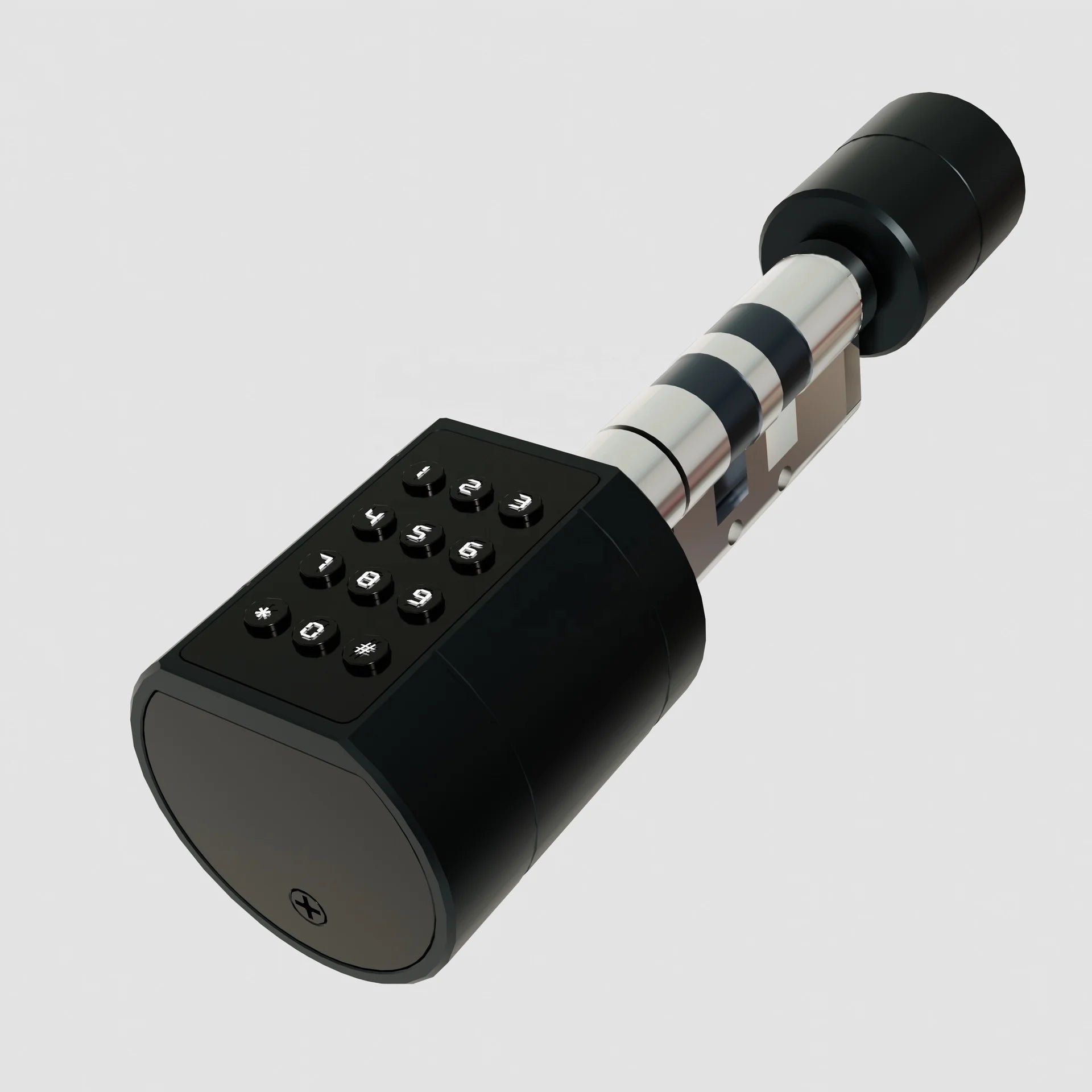 KTM-298003 Smart Keyless Digital Cylinder Lock with Password Unlocking for Homes and Apartments