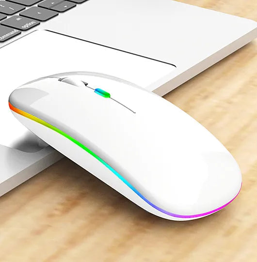 KTM-303123 2.4G Wireless Rechargeable Mouse with 1600 DPI and Backlit Features for Desktop and Laptop Use