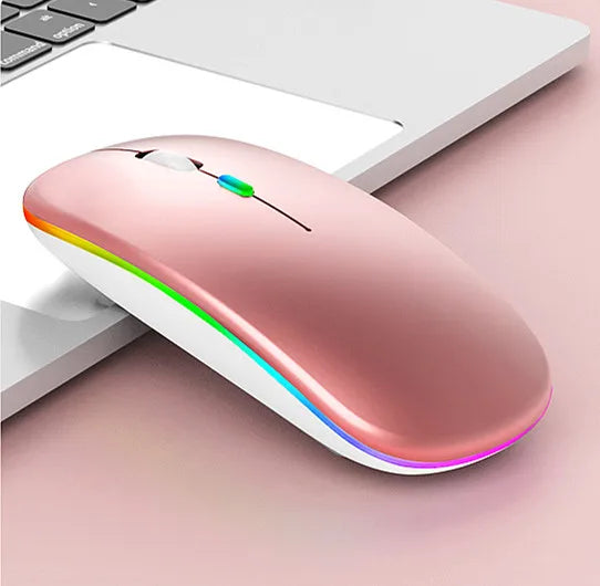 KTM-303123 2.4G Wireless Rechargeable Mouse with 1600 DPI and Backlit Features for Desktop and Laptop Use
