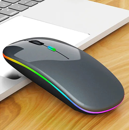 KTM-303123 2.4G Wireless Rechargeable Mouse with 1600 DPI and Backlit Features for Desktop and Laptop Use