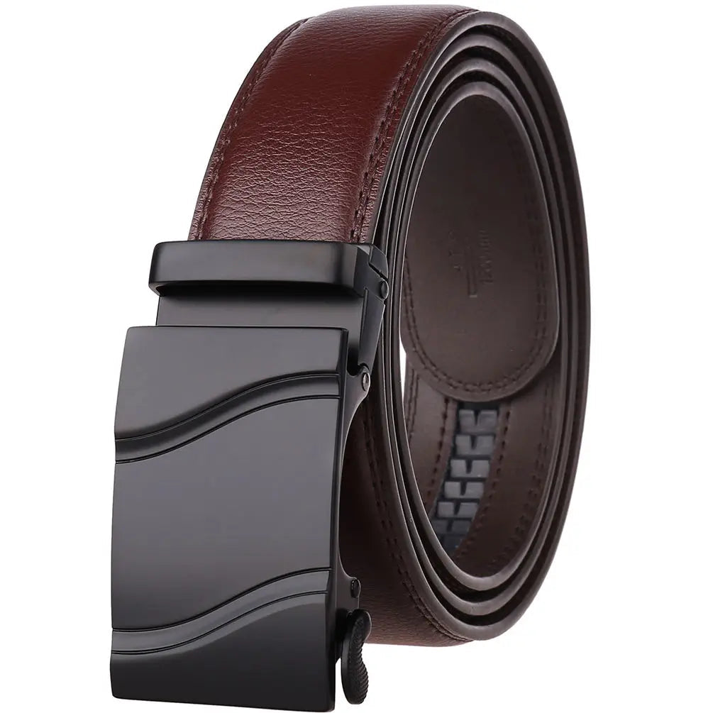 KTM-338195 Genuine Leather Automatic Men's Belt - Model LY36-21702-1