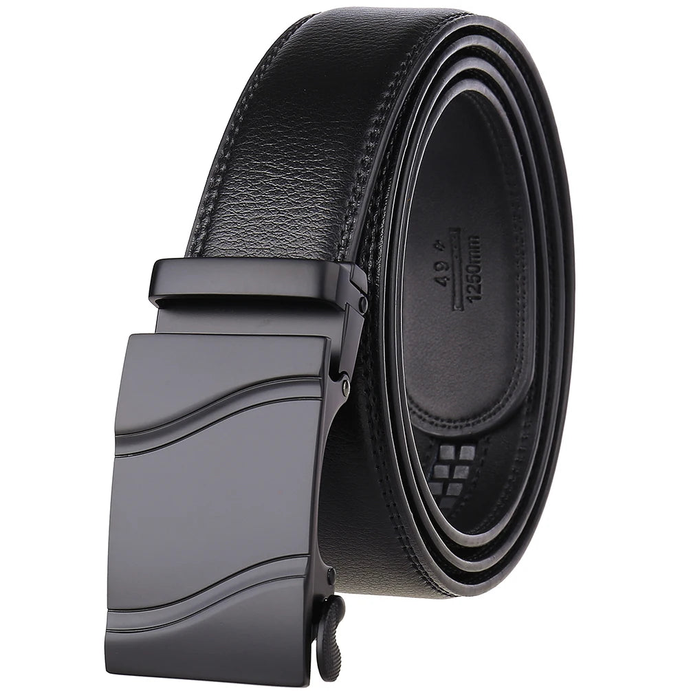 KTM-338195 Genuine Leather Automatic Men's Belt - Model LY36-21702-1