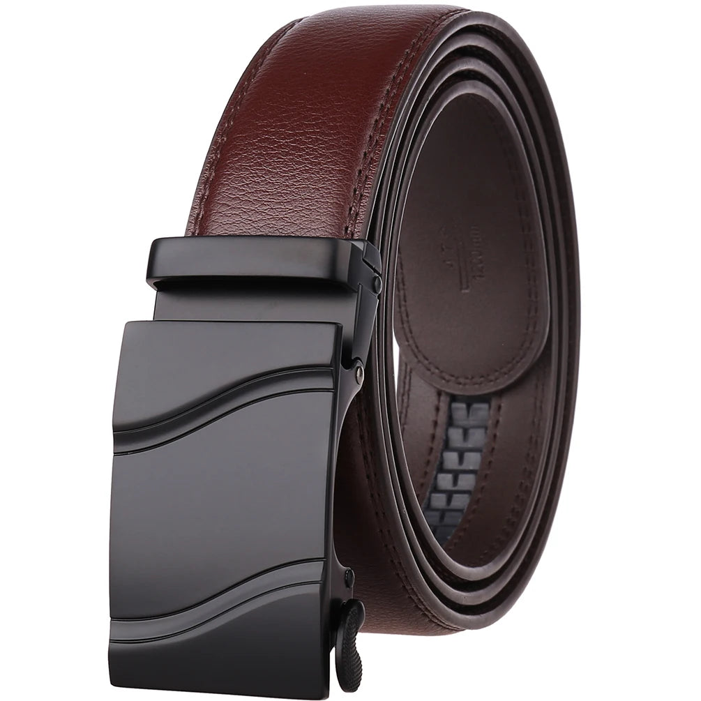 KTM-338195 Genuine Leather Automatic Men's Belt - Model LY36-21702-1