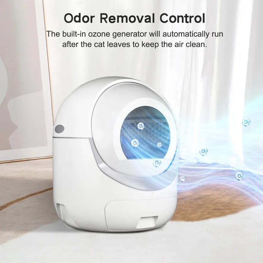 KTM-385555 Automatic Self-Cleaning Cat Litter Box with Smartphone App Control