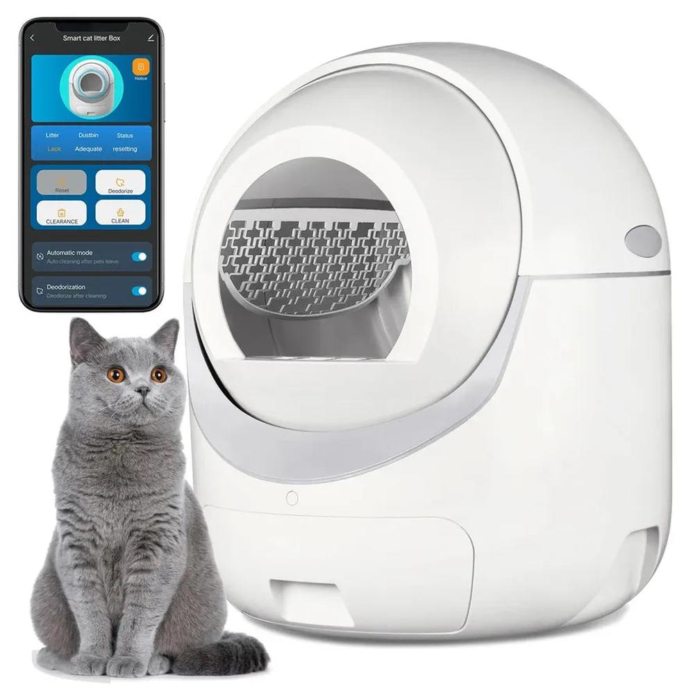 KTM-385555 Automatic Self-Cleaning Cat Litter Box with Smartphone App Control