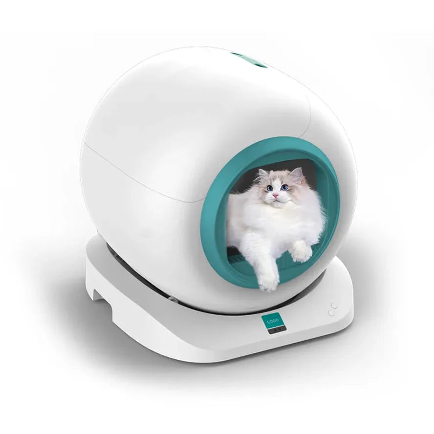 KTM-400915 Luxury Fully Automatic Intelligent Cat Litter Box with Self-Cleaning Function