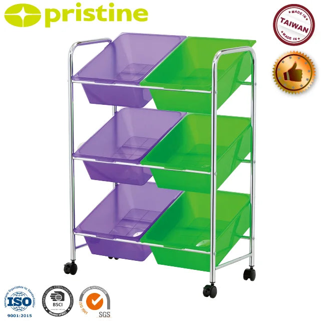 KTM-452691 Kids Toy Storage Bin Organizer - Durable Iron Design for Home Organisation