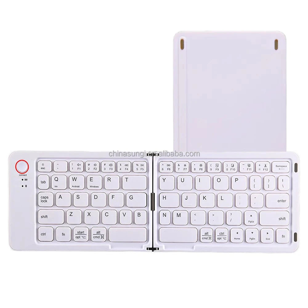 KTM-462547 Folding Bluetooth Keyboard for Tablets and Phones, Ultra Thin Design, Compatible with iPad and More