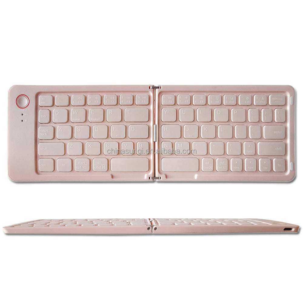 KTM-462547 Folding Bluetooth Keyboard for Tablets and Phones, Ultra Thin Design, Compatible with iPad and More