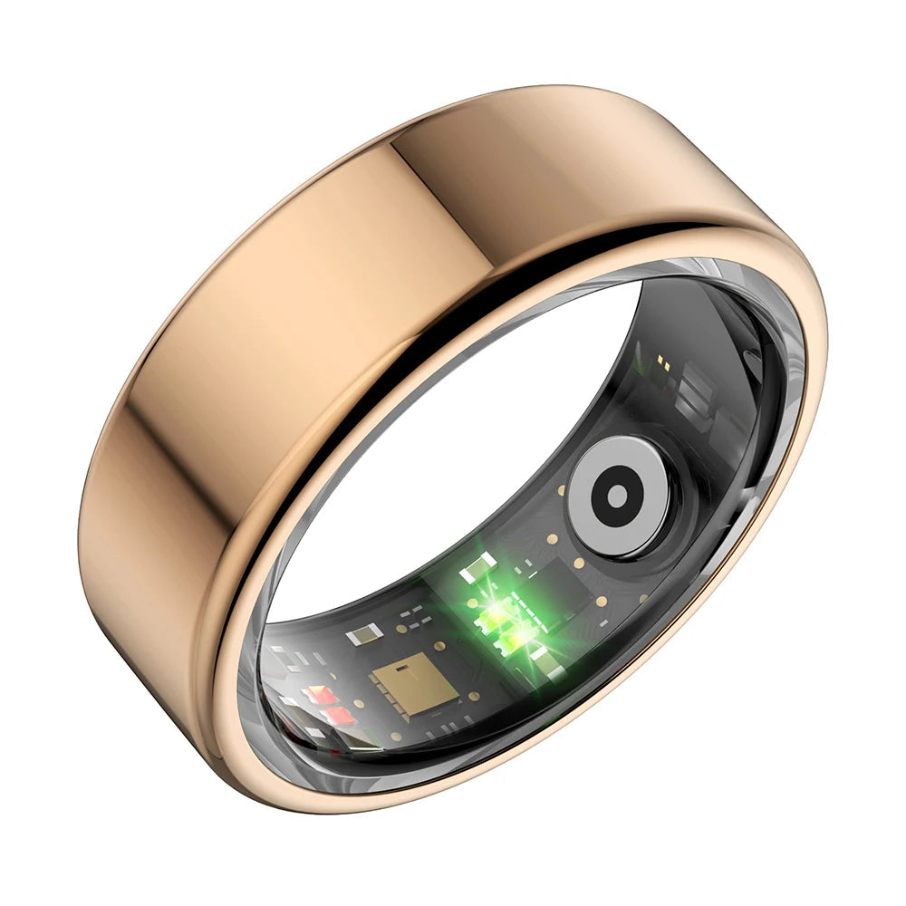 KTM-483347 IP68 Waterproof Smart Ring with Blood Oxygen and Sleep Monitoring - Classic Design for Couples