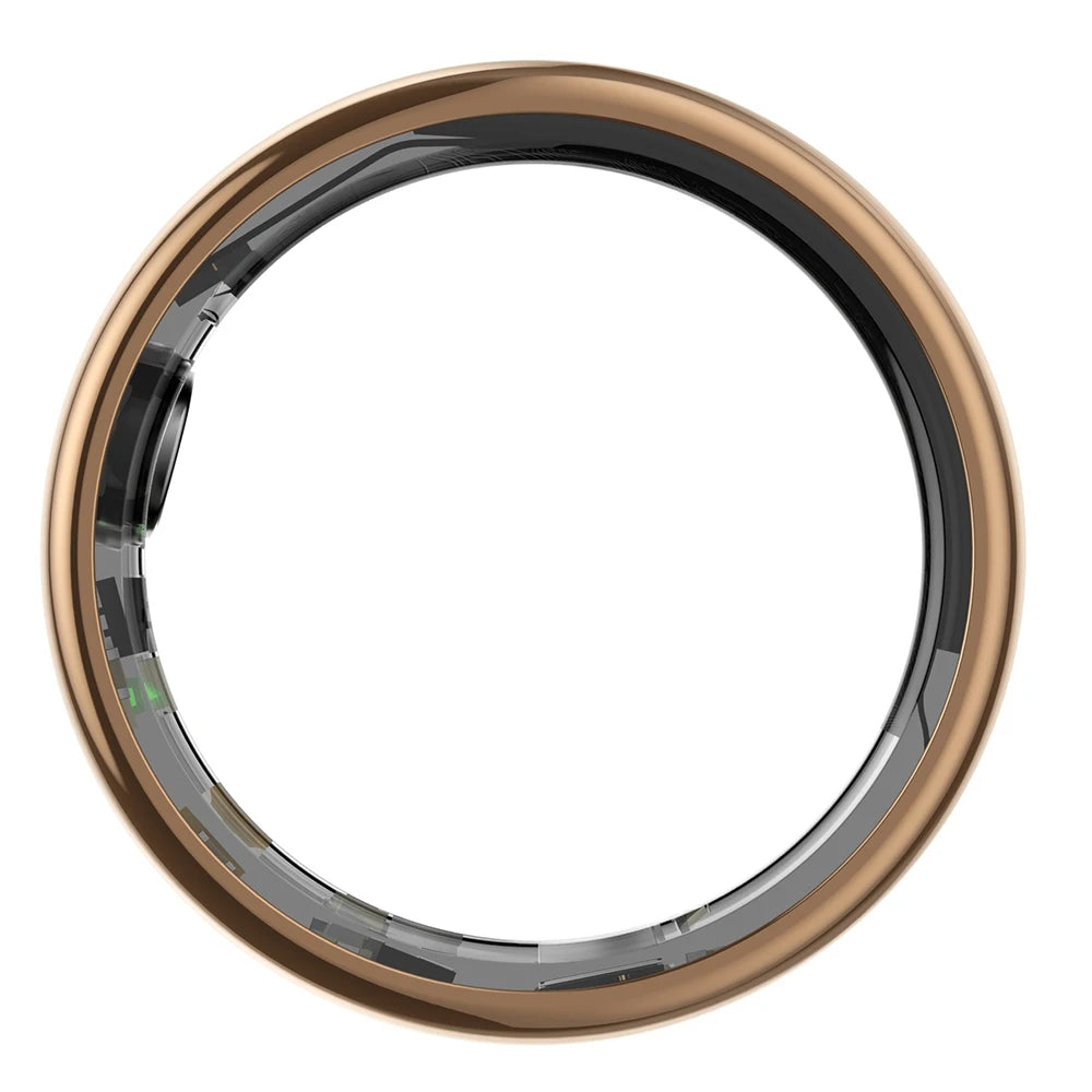 KTM-483347 IP68 Waterproof Smart Ring with Blood Oxygen and Sleep Monitoring - Classic Design for Couples