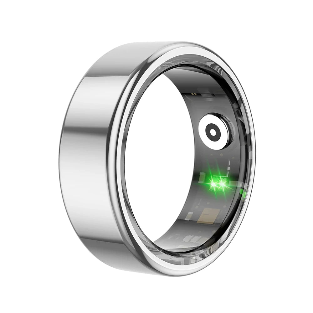 KTM-483347 IP68 Waterproof Smart Ring with Blood Oxygen and Sleep Monitoring - Classic Design for Couples