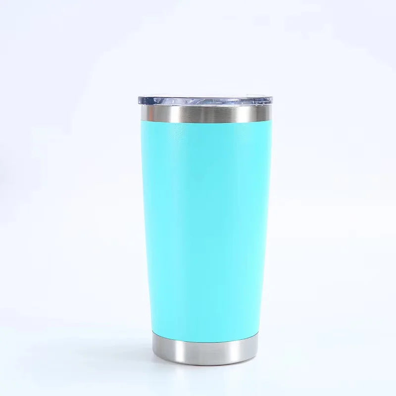 KTM-504211 Stainless Steel Double Wall Vacuum Insulated Travel Cup with Lid - Ideal for Home, Office and Car Use