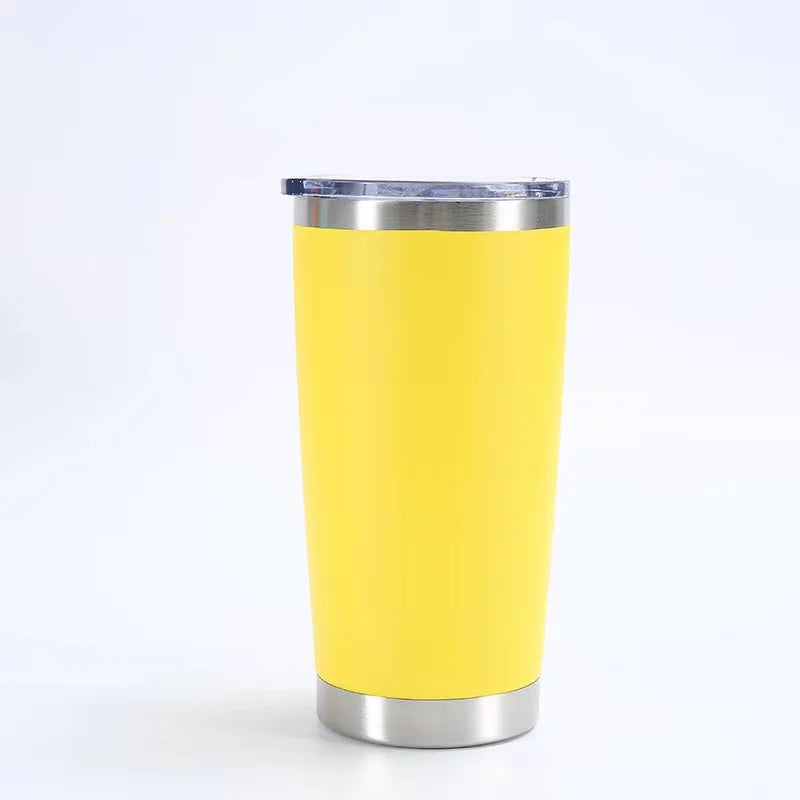 KTM-504211 Stainless Steel Double Wall Vacuum Insulated Travel Cup with Lid - Ideal for Home, Office and Car Use