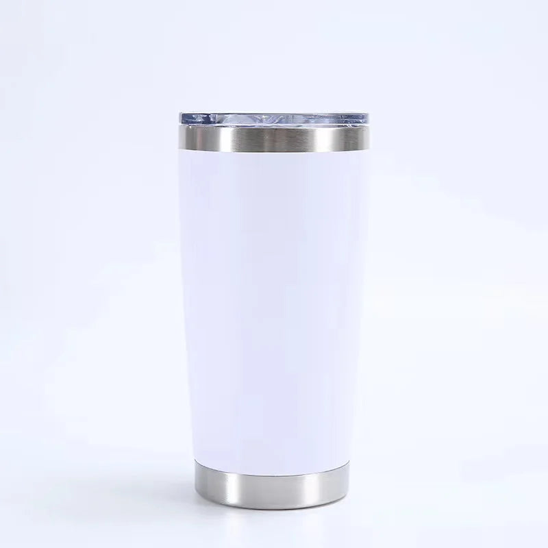 KTM-504211 Stainless Steel Double Wall Vacuum Insulated Travel Cup with Lid - Ideal for Home, Office and Car Use