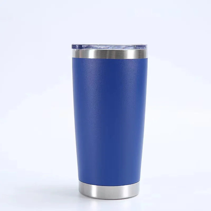 KTM-504211 Stainless Steel Double Wall Vacuum Insulated Travel Cup with Lid - Ideal for Home, Office and Car Use