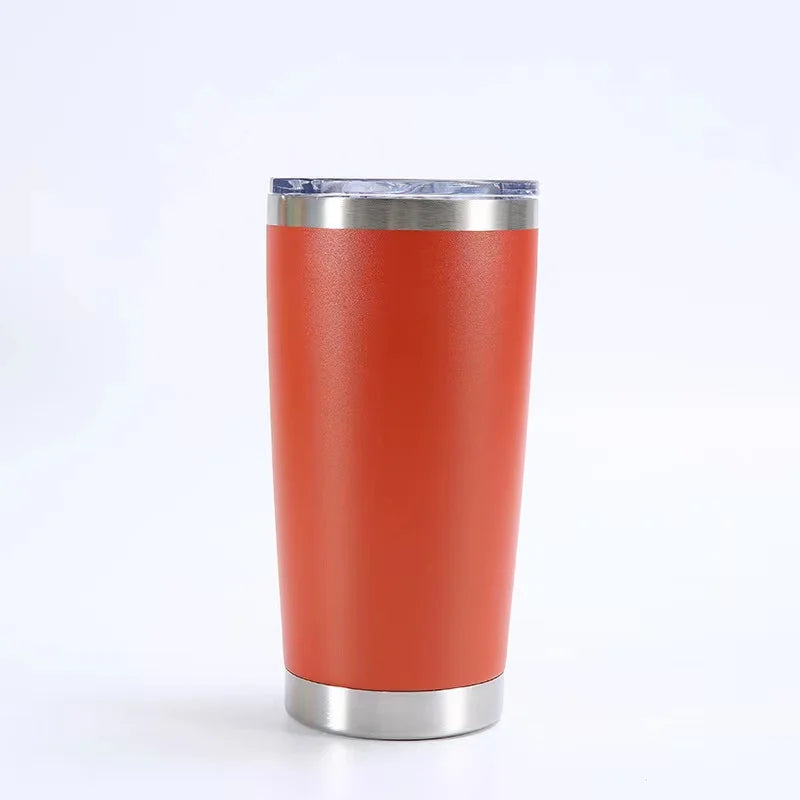KTM-504211 Stainless Steel Double Wall Vacuum Insulated Travel Cup with Lid - Ideal for Home, Office and Car Use