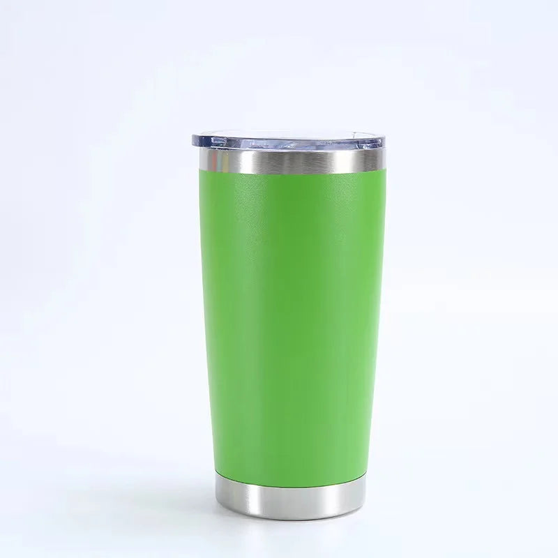 KTM-504211 Stainless Steel Double Wall Vacuum Insulated Travel Cup with Lid - Ideal for Home, Office and Car Use
