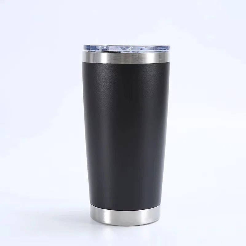 KTM-504211 Stainless Steel Double Wall Vacuum Insulated Travel Cup with Lid - Ideal for Home, Office and Car Use