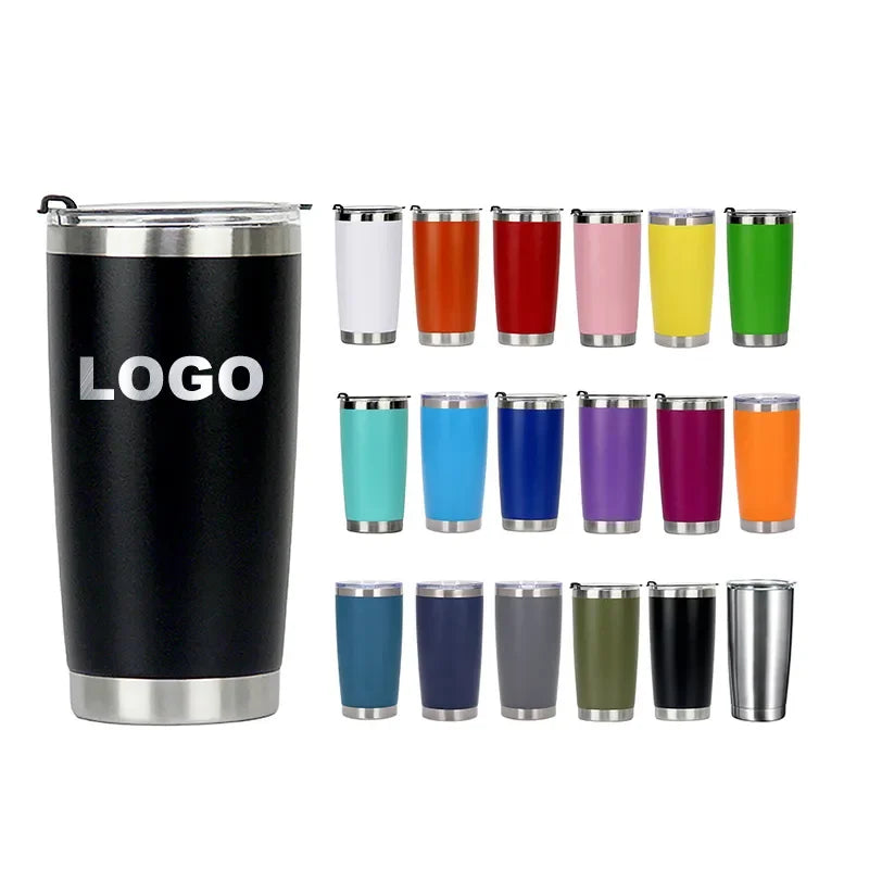 KTM-504211 Stainless Steel Double Wall Vacuum Insulated Travel Cup with Lid - Ideal for Home, Office and Car Use