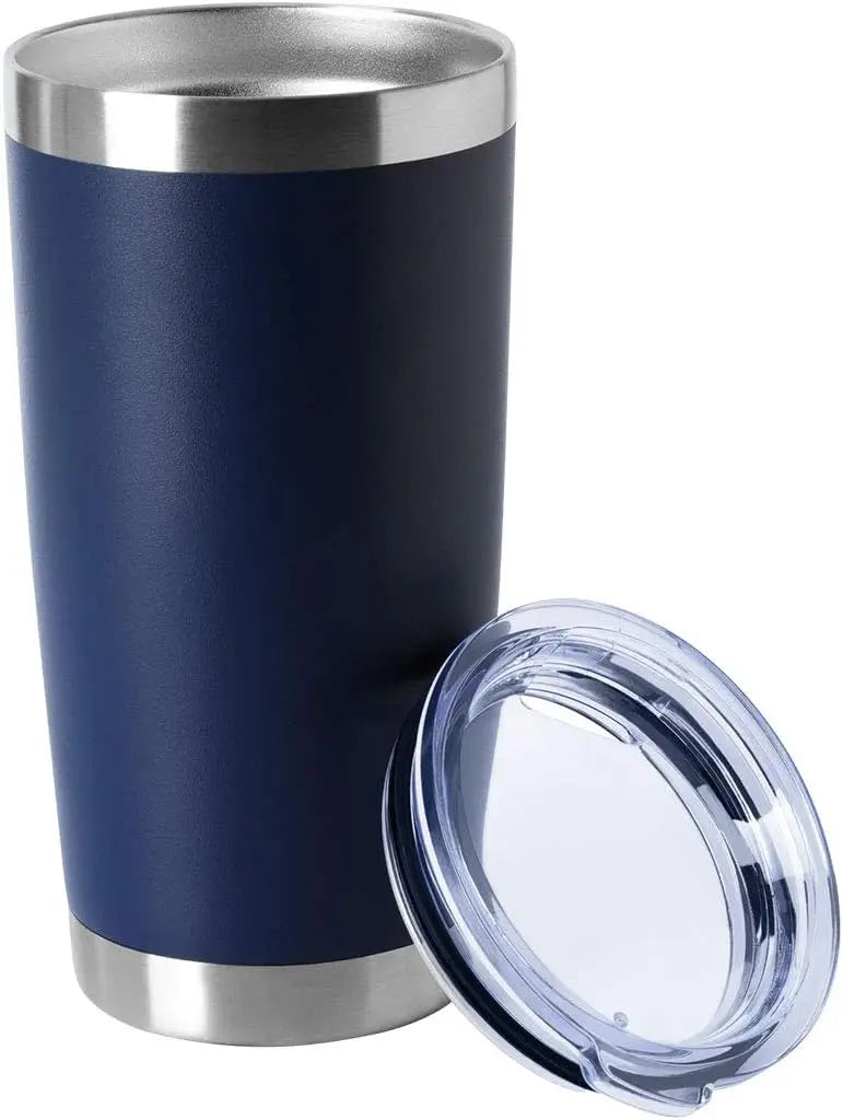 KTM-504211 Stainless Steel Double Wall Vacuum Insulated Travel Cup with Lid - Ideal for Home, Office and Car Use