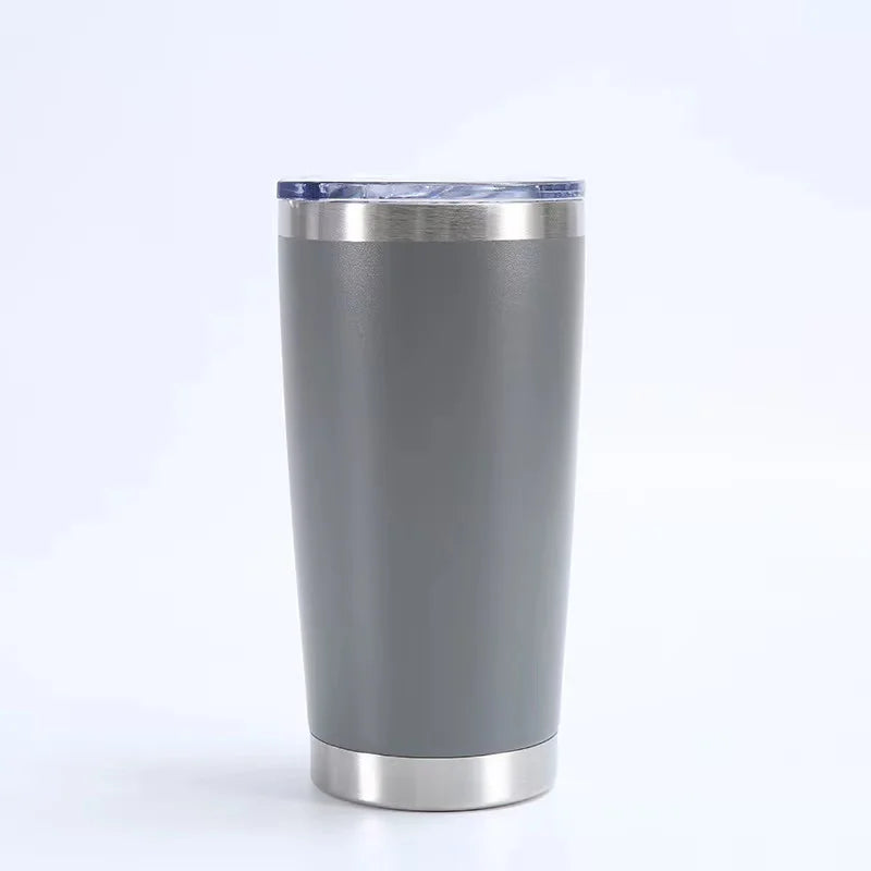 KTM-504211 Stainless Steel Double Wall Vacuum Insulated Travel Cup with Lid - Ideal for Home, Office and Car Use
