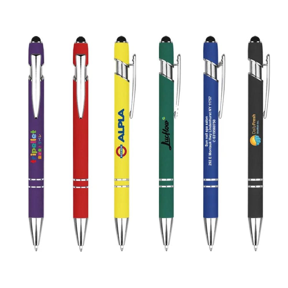 KTM-509267 Customisable Multi-Colour Ballpoint Pens with Plastic and Metal Design