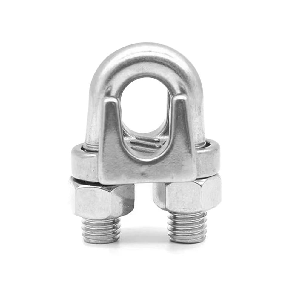 KTM-525203 Stainless Steel Wire Rope Clips and U Bolt Saddle Fasteners for M2-M14 Wire Ropes