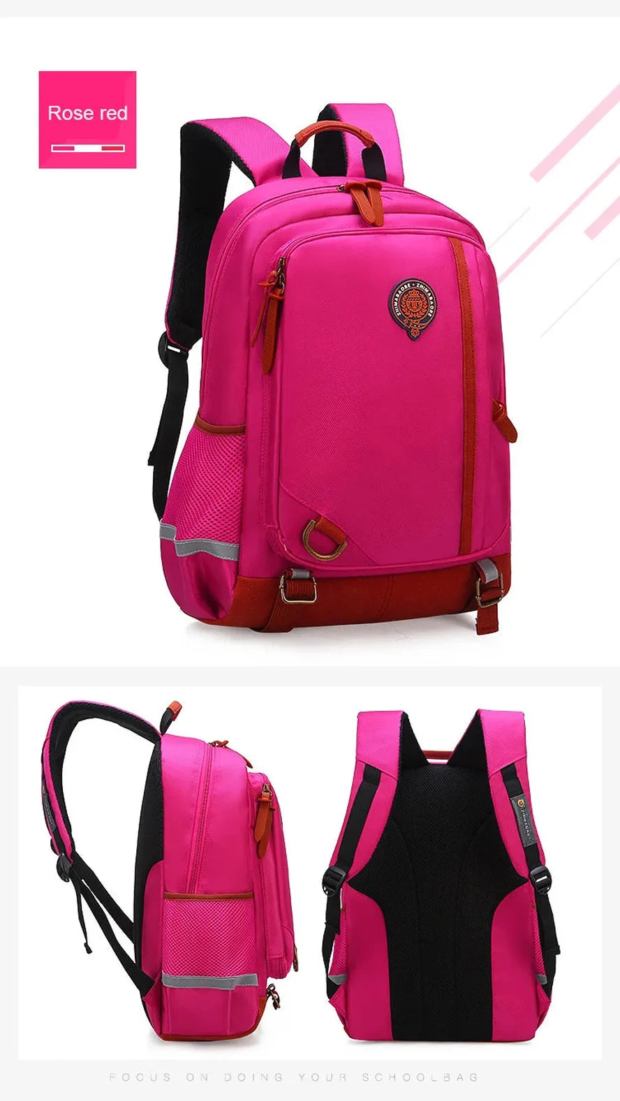 KTM-542419 Waterproof Kids School Backpack for Boys - Durable and Functional Childrens Rucksack