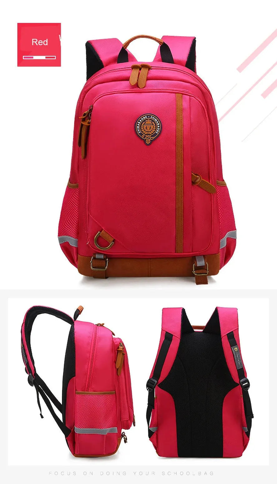 KTM-542419 Waterproof Kids School Backpack for Boys - Durable and Functional Childrens Rucksack
