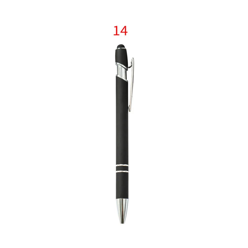 KTM-552979 Custom Multi-Coloured Metal Ballpoint Pen with Stylus for Office and School Use