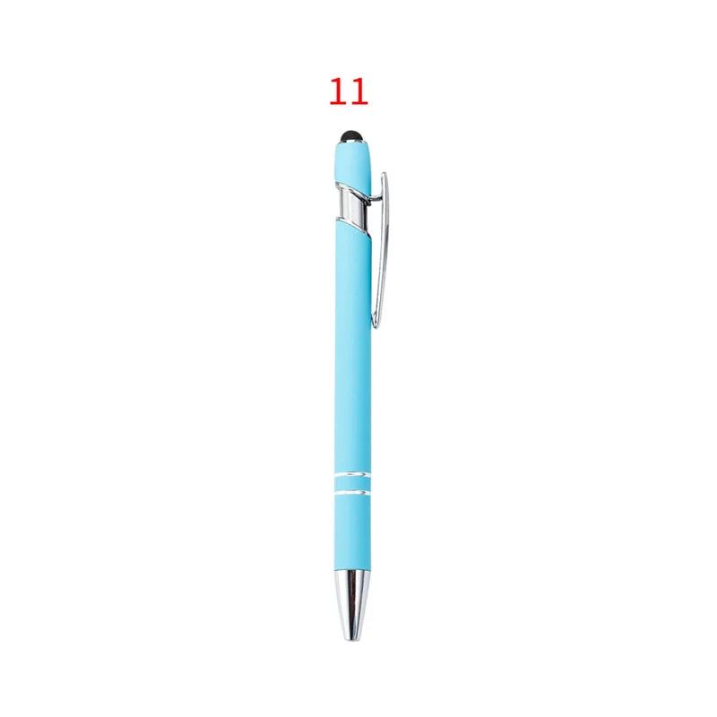 KTM-552979 Custom Multi-Coloured Metal Ballpoint Pen with Stylus for Office and School Use