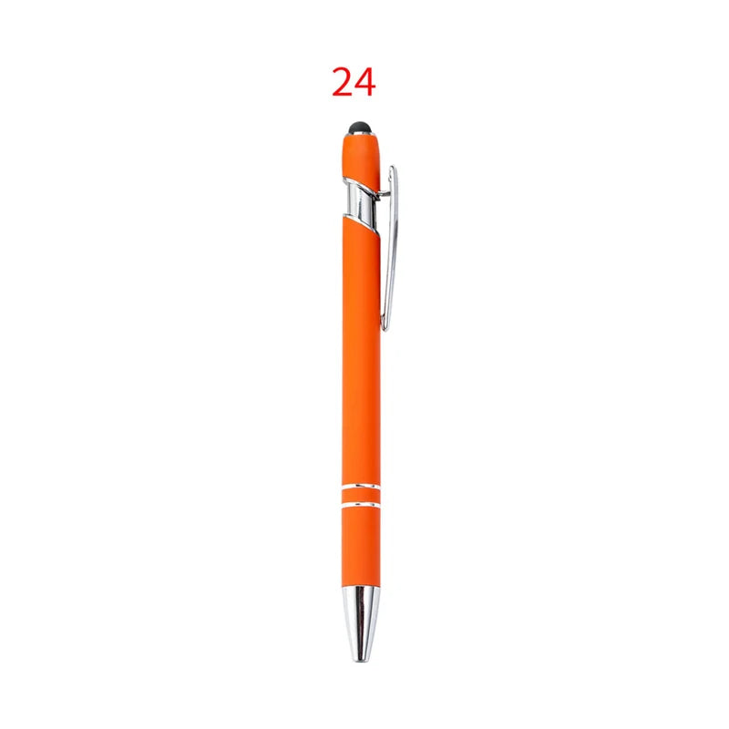 KTM-552979 Custom Multi-Coloured Metal Ballpoint Pen with Stylus for Office and School Use