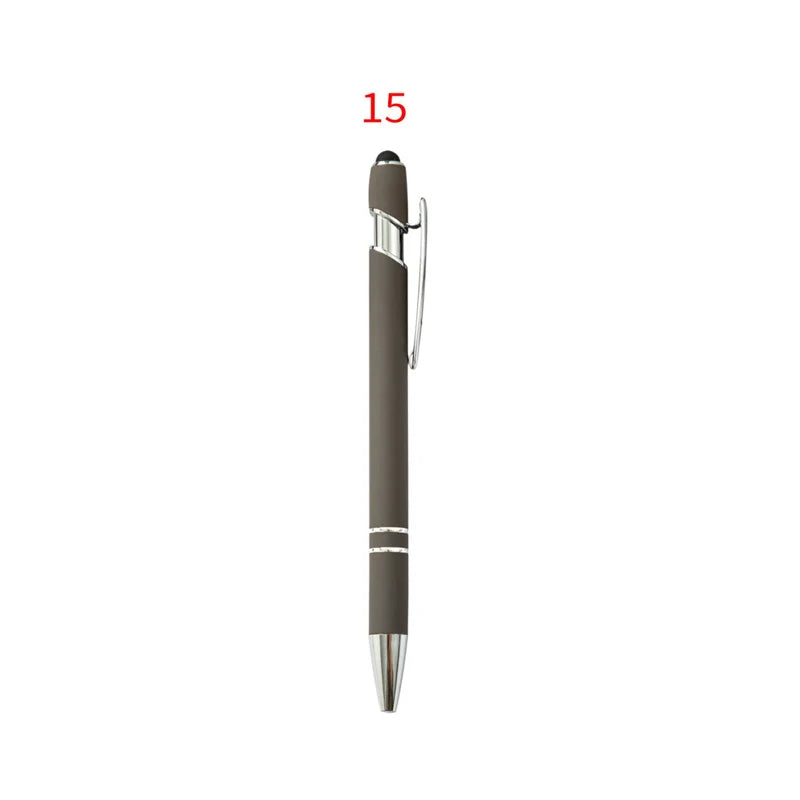 KTM-552979 Custom Multi-Coloured Metal Ballpoint Pen with Stylus for Office and School Use