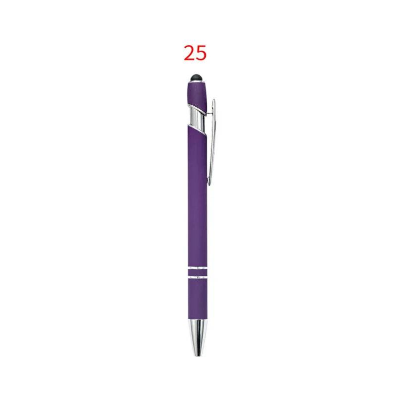 KTM-552979 Custom Multi-Coloured Metal Ballpoint Pen with Stylus for Office and School Use