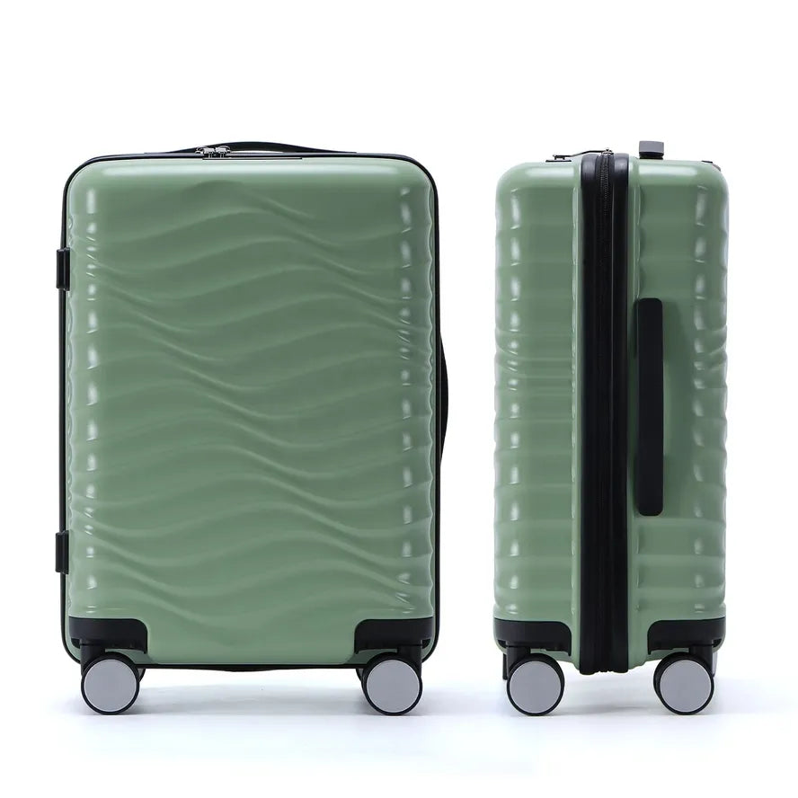 KTM-553107 Designer Hard Shell Trolley Luggage Set - 3-Piece Travel Suitcase Collection