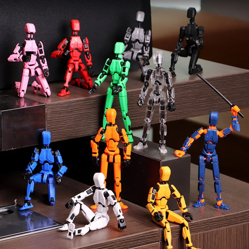 KTM-560467 Customisable Multi-Joint Articulated Action Figure - 3D Printed Desktop Toy for Kids and Collectors